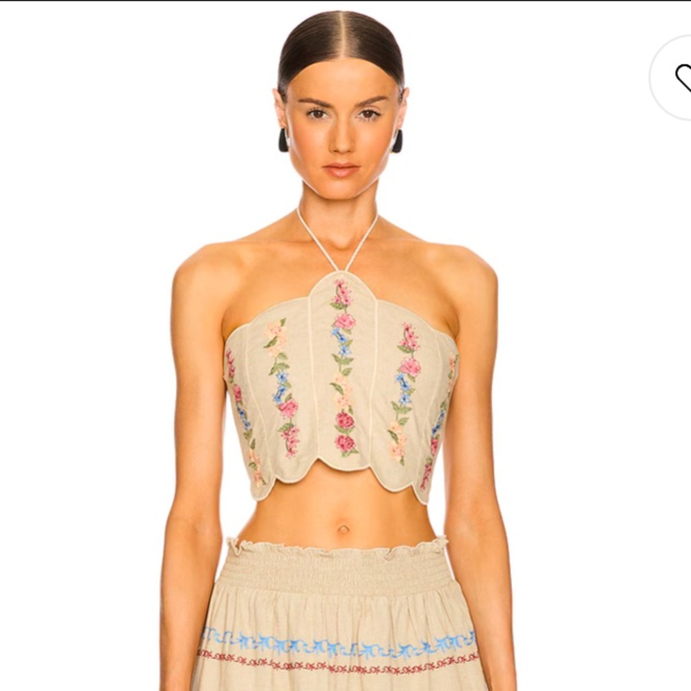 Agua Bendita serenity blush top